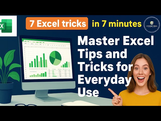 7 Excel Tricks in 7 Minutes | Boost Productivity Fast! #exceltips  #excel #excelhacks #data #tricks