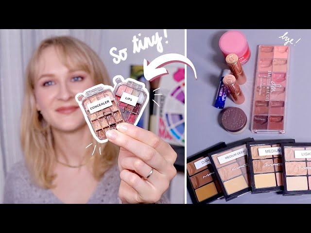 Creating mini concealer and lipstick palettes for my kit | Depotting session