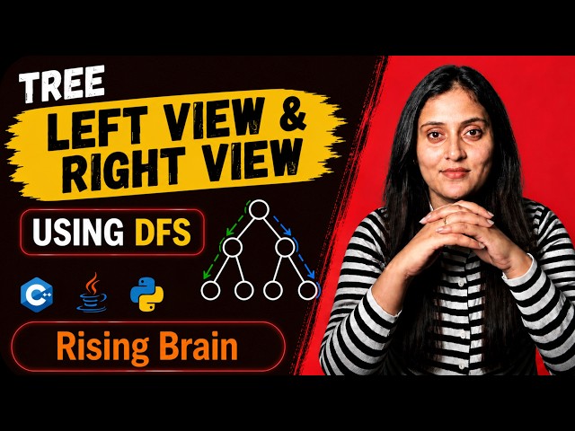 Left View & Right View of Binary Tree Using DFS | Tree DSA Pattern | C++, Java & Python