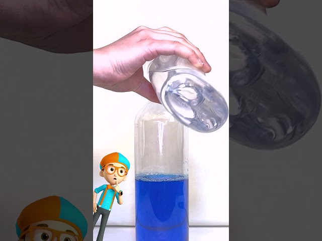Easy Science Experiment: Magic Bottle Explained! 🧪#blippi #science #sciencefacts #scienceproject