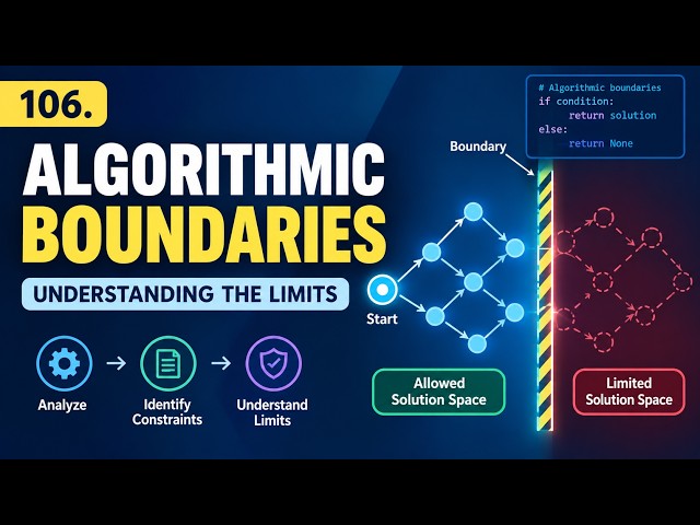 106. Algorithmic Boundaries Explained | Understanding the Limits of Algorithms