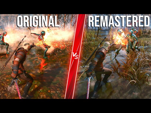 The Witcher 3 Remastered vs Next Gen - Ultimate Comparison! Attention to Detail & Graphics! 4K