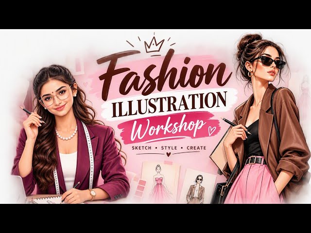 Fashion Illustration Class 1 | Lines in Fashion Sketching | Learn Basic Lines for Beginners