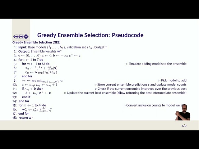 AutoML MOOC Chapter 6.3 - Ensembling: Greedy Ensemble Selection