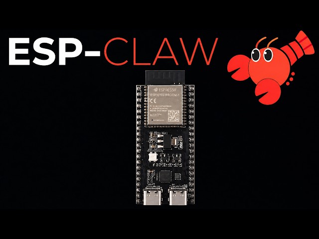 Running AI Agent on ESP32 | ESPClaw