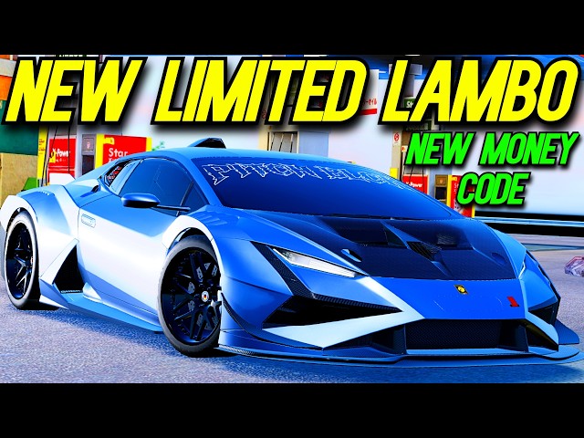 *NEW* LIMITED LAMBORGHINI UPDATE + MONEY CODE IN GHOST DRIVER ROBLOX!