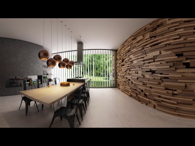 Render cucina 360° | Rendering fotorealistico | kitchen 360° | Google Cardboard | ImmoDrone