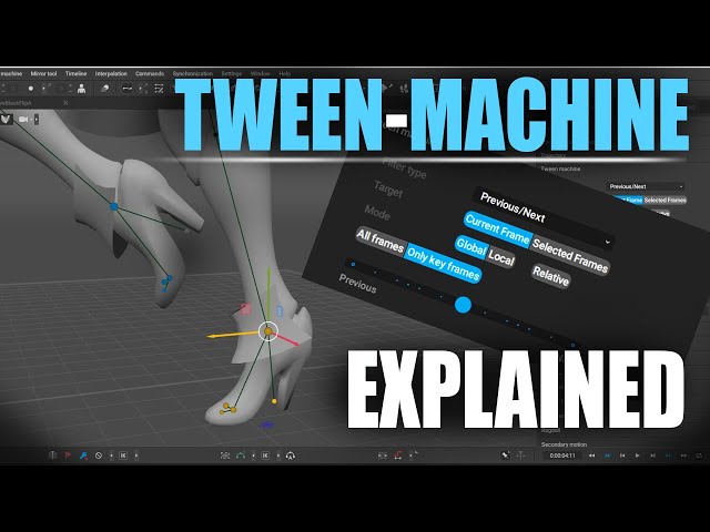 Cascadeur: Tween Machine (Explained!)