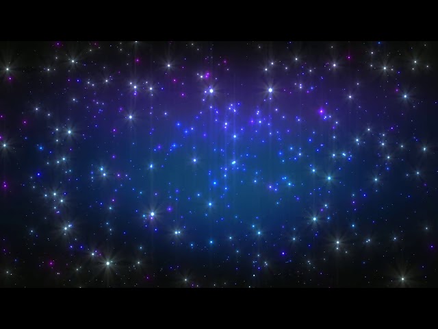 60 Minutes  Purple Blue Moving Stars  Longest !!! FREE HD Motion Background AA VFX