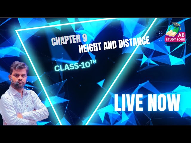 HEIGHT AND DISTANCE QUESTIONS OF MATHEMATICS - 10 CLASS