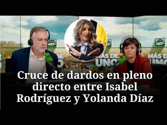 Cruce de dardos en pleno directo entre Isabel Rodríguez y Yolanda Díaz a cuenta de la vivienda