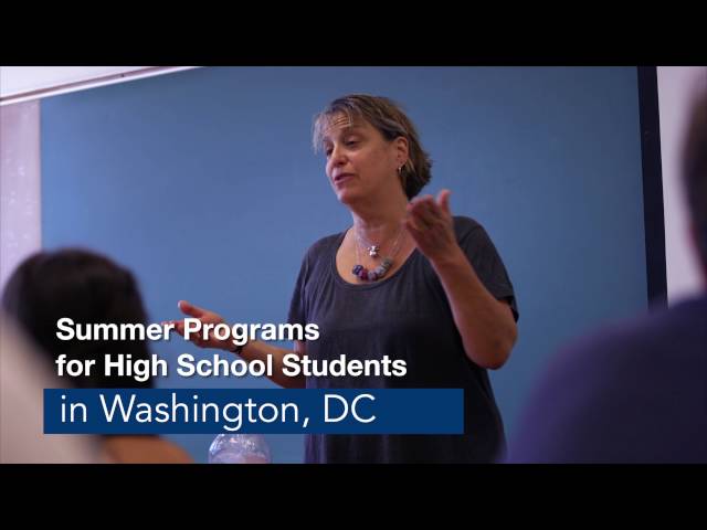 Summer Programs for High School Students at Georgetown