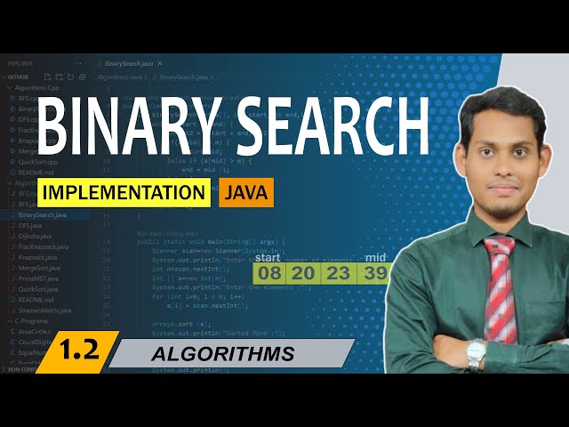 Binary Search Algorithm Explained with Java Implementation