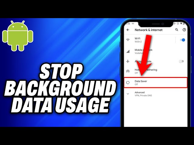 How To Stop Background Data Usage In Mobile - Easy Fix