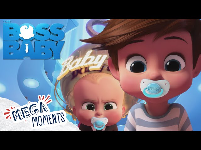 Welcome to Baby Corp in the Sky! 🍼☁️ | The Boss Baby | Movie Moments | Mega Moments