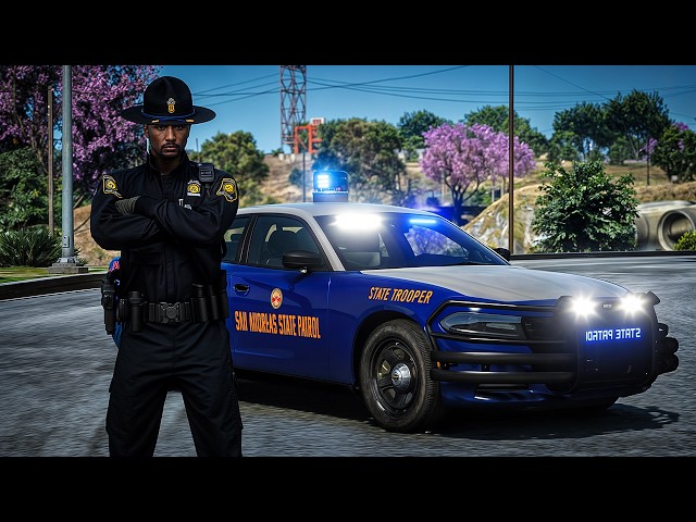 SRT Demon gets DEMOLISHED by GSP in GTA 5 RP