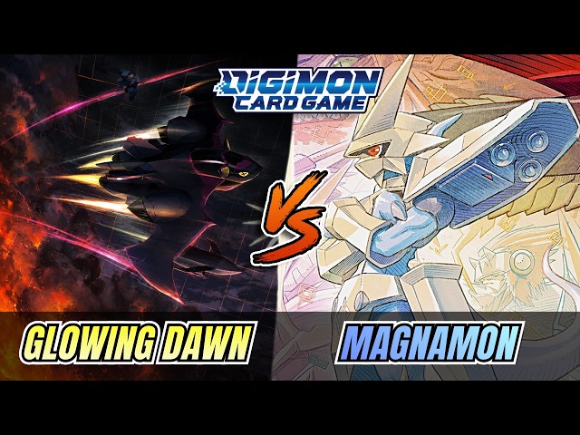 Glowing Dawn Vs Magnamon | EX13 Feature Match | Digimon Card Game & TCG