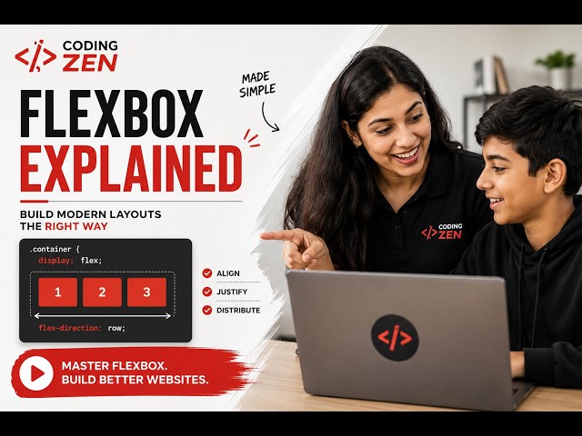 CSS Flexbox Made Simple | Learn Modern Web Layouts Step by Step