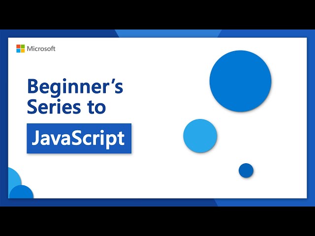 Beginning the Beginner's series [1 of 51] | JavaScript for Beginners