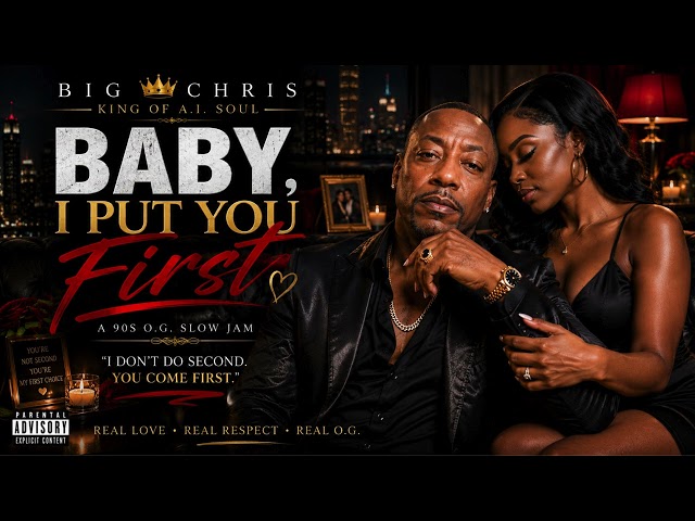 BABY, I PUT YOU FIRST ❤️👑 | Big Chris – King of A.I. Soul | 90s Grown-Man R&B Slow Jam