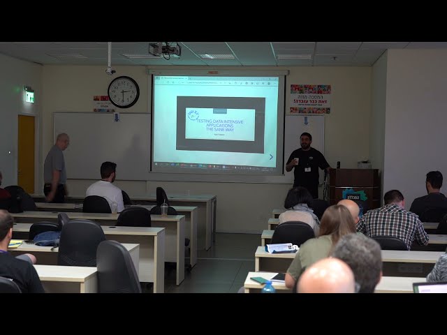 "Testing Data Intensive Applications, the sane way" by Eyal Trabelsi