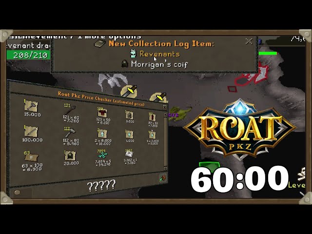 1 hora de Revenant normales en Roat Pkz / 5m G/A