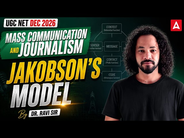 UGC NET Mass Communication & Journalism | UGC NET Mass Communication Jakobson's Model