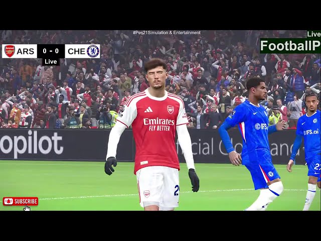 Arsenal vs Chelsea Match | Premier League | eFootball Pes21 Match Simulation