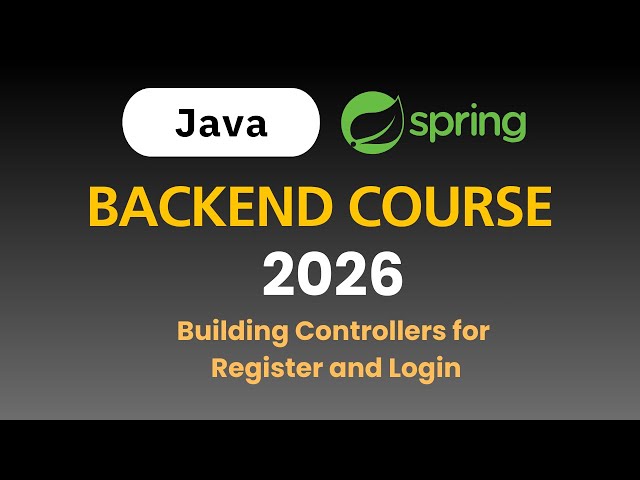 7. Building Controllers for Register, Verify User and Login | Testing APIs with Postman