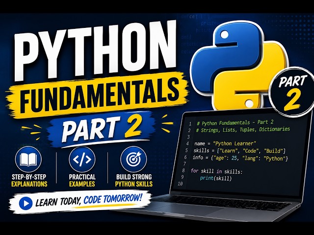 Day 3  - Python Fundamentals Part 2: Master Functions and Loops Easily.