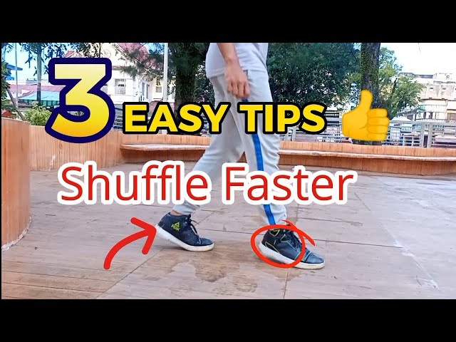 How to shuffle dance faster (running man) | Tutorial shuffle | shuffle faster