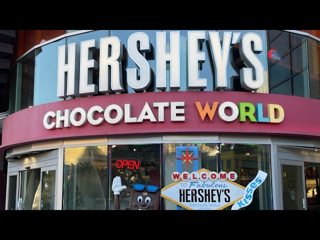Sweet Treats on the Vegas Strip - Hershey’s Store, Sugar Factory, & I Love Sugar (Candy Martini Bar)