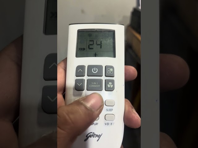 Godrej 5 in 1 air condition remote control demo🔥🔥🔥