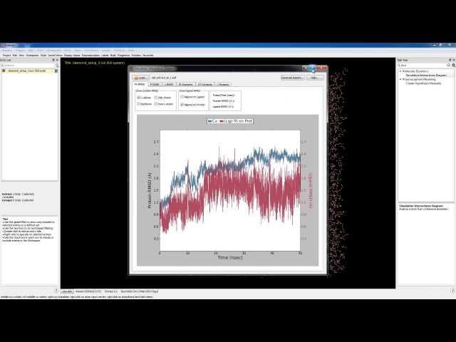 [OUTDATED] Desmond - Analyzing MD Trajectories with the Simulation Interactions Diagram (Part 4)
