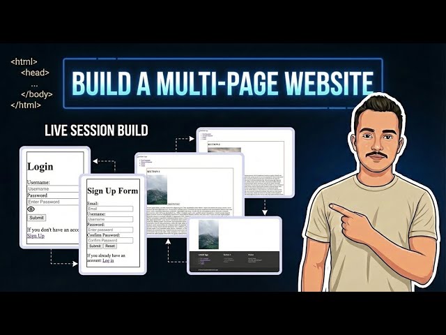 html project | Live HTML practice | No Bullshit Web Development Arc 3 | HTML foundations