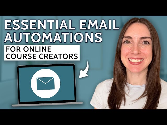 3 essential email automations for online course creators
