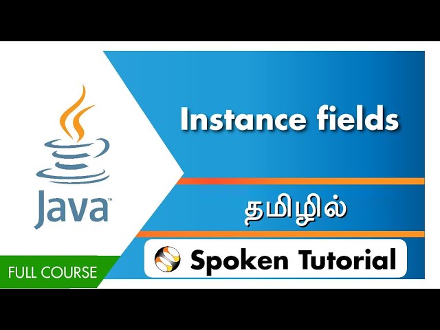 Instance fields - Tamil