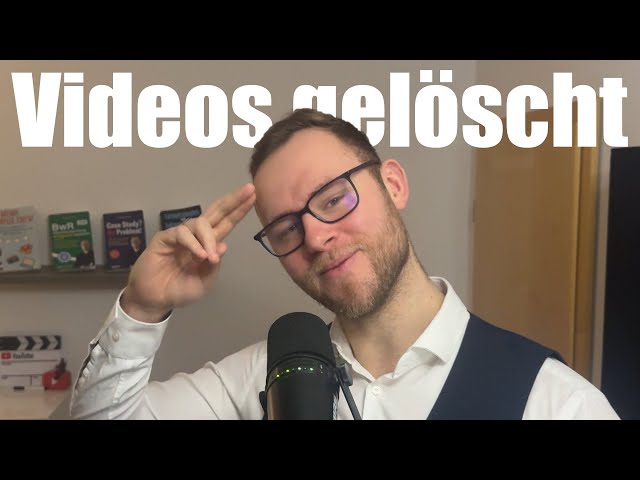 I'm deleting my videos