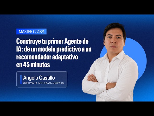 Construye tu primer Agente de IA en vivo.