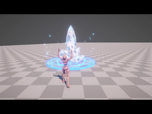 Unity VFX ice mage