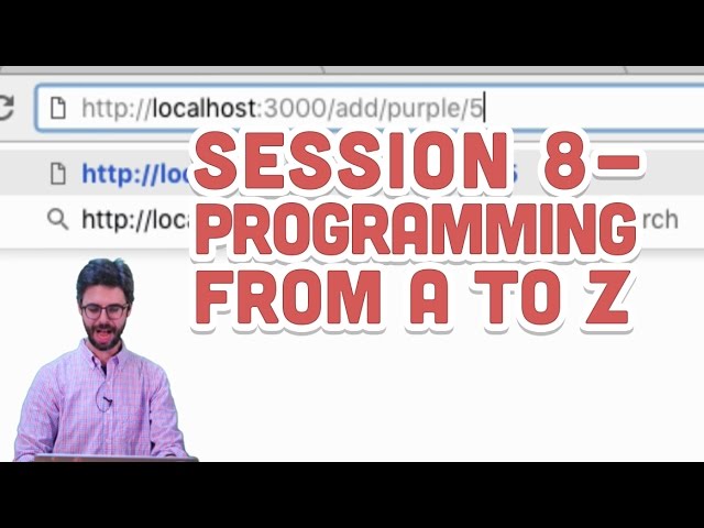 Coding Train Live 66: Session 8.1 - Programming from A to Z - Part 1