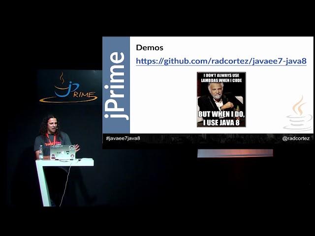 Java EE 7 meets Java 8 - Roberto Cortez