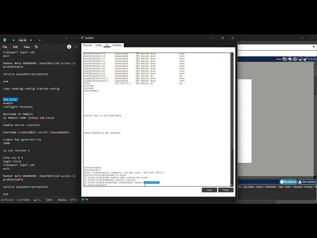 Laboratory Activity 3 Secure Administrative Access Using SSH 