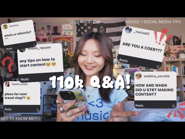 MY 110k Q&A 🫂⋆˙⟡ ( get to know me!!!)