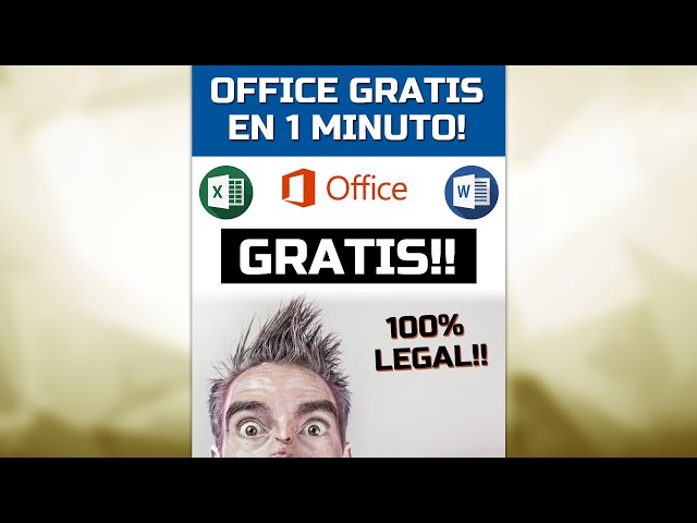 🔥🔥 OFFICE GRATIS en 1MIN PASO A PASO!!! ( Windows y Mac ) ► ✅ TRUCO!!  Word y Excel 365 2021