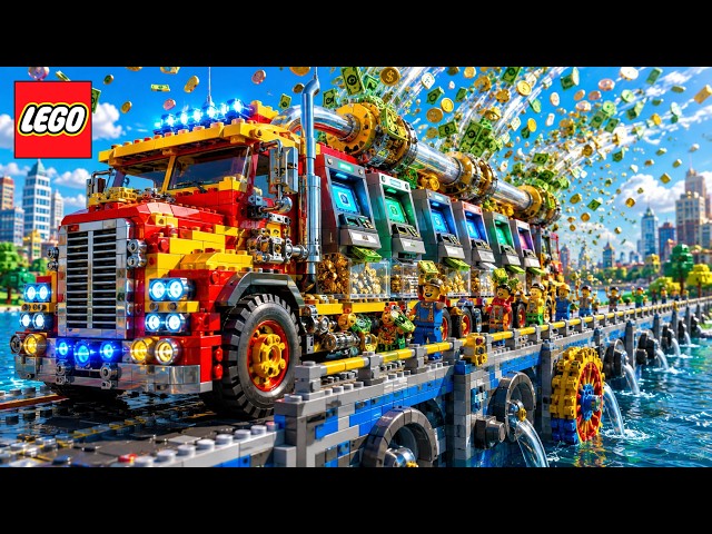 I Built a GIANT LEGO Money Truck to Save the City 💰🌉 | LEGO Auto Tech