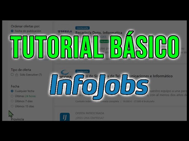 💼 Cómo funciona INFOJOBS || Plataforma web para buscar empleo en España