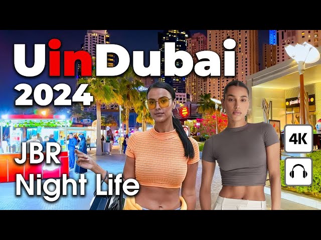 Dubai Live 24/7 🇦🇪 Amazing JBR, Night Life [4K ] Walking Tour