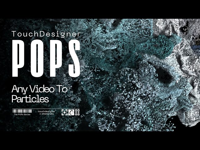 Tutorial de TouchDesigner POPs: Transforma cualquier video en partículas - Webcam, en vivo, strea...