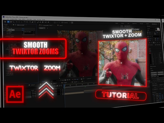 How to make this Smooth Twixtor + Zoom Transition | Advanced After Effects Tutorial
